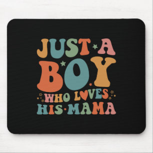 Nur ein Junge, der seine Mutter Liebe und den Sohn Mousepad