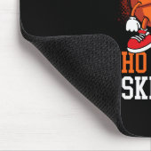 Nur ein Junge, der Sketll - Spieler Hoops liebt Mousepad (Ecke)