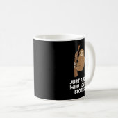 Nur ein Junge, der Sloths Funny Sloth Liebhaber Li Kaffeetasse (VorderseiteRechts)
