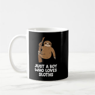 Nur ein Junge, der Sloths Funny Sloth Liebhaber Li Kaffeetasse