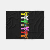Nur ein Junge, der Sprunky lustiges Sprunky Spiel Fleecedecke (Vorderseite (Horizontal))