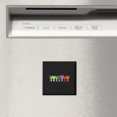 Nur ein Junge, der Sprunky lustiges Sprunky Spiel Magnet (In Situ (Geschirrspüler))