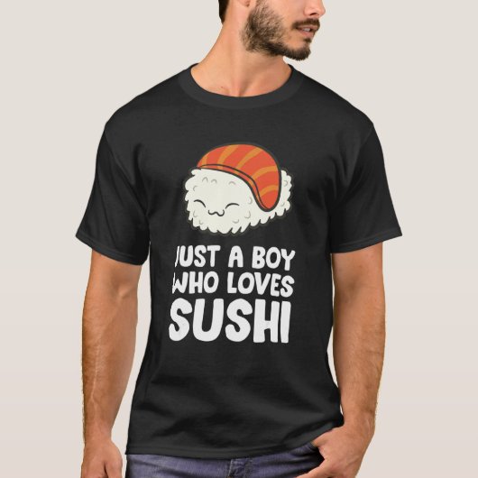 Nur ein Junge, der Sushi Liebe T-Shirt (Vorderseite)