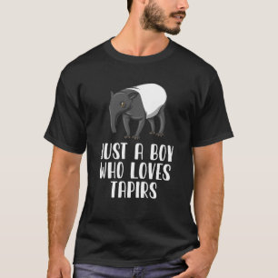 Nur ein Junge, der Tapire Liebe T-Shirt
