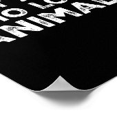 Nur ein Junge, der Tiere Liebe Poster (Ecke)