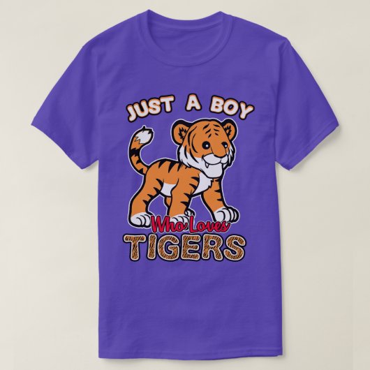 Nur ein Junge, der Tiger Liebe T-Shirt (Design vorne)