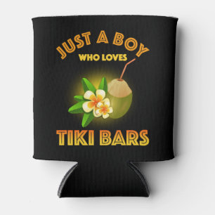 Nur ein Junge, der Tiki Bars Lieben Dosenkühler