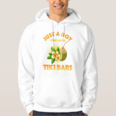 Nur ein Junge, der Tiki Bars Lieben Hoodie (Vorderseite)