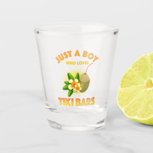 Nur ein Junge, der Tiki Bars Lieben Schnapsglas