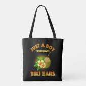 Nur ein Junge, der Tiki Bars Lieben Tasche (Rückseite)