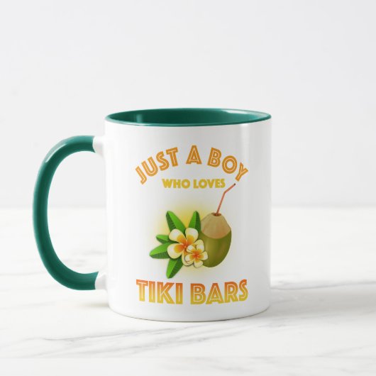 Nur ein Junge, der Tiki Bars Lieben Tasse (Links)