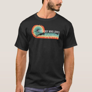 Nur ein Junge, der Tintenfische Lieben Tintenfisch T-Shirt