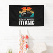 Nur ein Junge, der Titanic zwei Lieben Banner (Insitu)