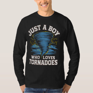 Nur ein Junge, der Tornadoes Storm Chasers Lieben T-Shirt