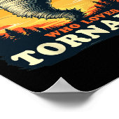 Nur ein Junge, der Tornados Meteorologie Storm Ch  Poster (Ecke)