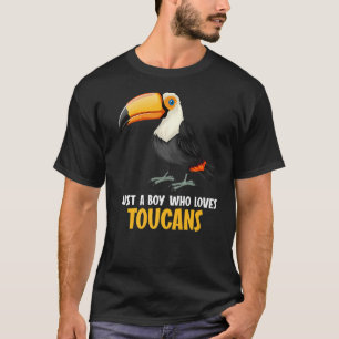 Nur ein Junge, der Toucans Toucan Lieben T-Shirt