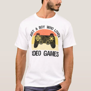Nur ein Junge, der Videospiele liebt T-Shirt
