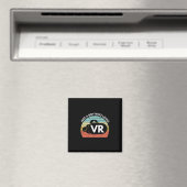 Nur ein Junge, der Vr lustig virtuelle Realität At Magnet (In Situ (Geschirrspüler))
