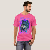 Nur ein Junge, der Wolves Wolf Wolf Blue Galaxy Su T-Shirt (Vorne ganz)