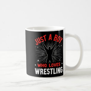 Nur ein Junge, der Wrestling liebt, Wrestling-Jung Kaffeetasse