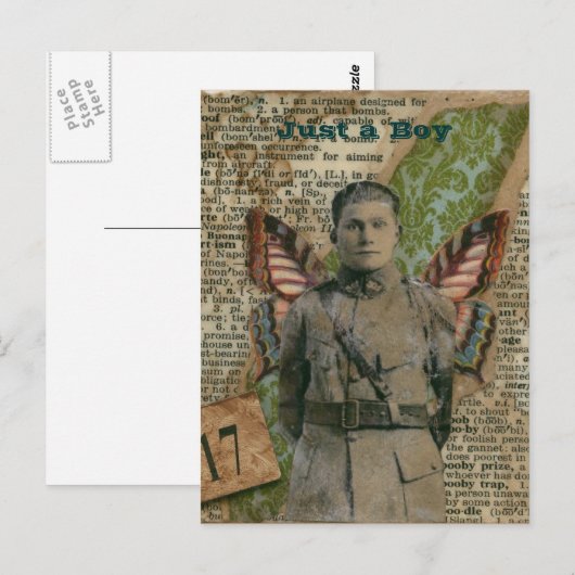 Nur ein Junge Postkarte (Vorne/Hinten)