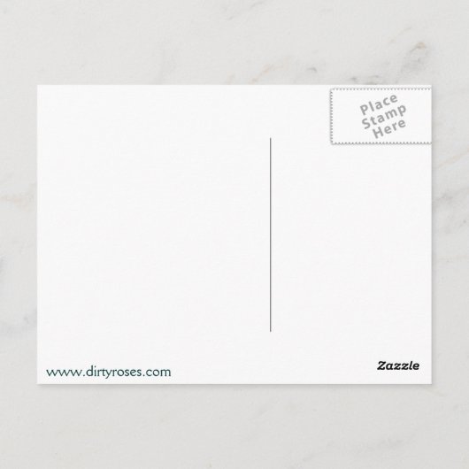 Nur ein Junge Postkarte (Rückseite)