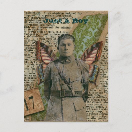 Nur ein Junge Postkarte (Vorderseite)