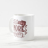 NUR EIN KAPITEL KAFFEETASSE (Vorderseite Links)