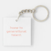 Nur ein Keychain von einem Unternehmen für sprudel Schlüsselanhänger (Rückseite)