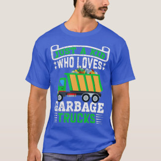 Nur ein Kind, das Garbage Trucks Liebe T-Shirt