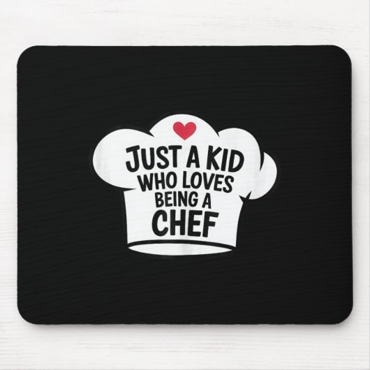 Nur ein Kind, das Liebe Koch Cool kochen Lover Mousepad (Vorne)