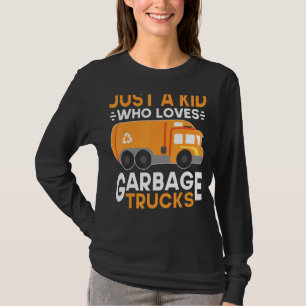 Nur ein Kind, das Mülltransporter für Jungs-Toddl T-Shirt