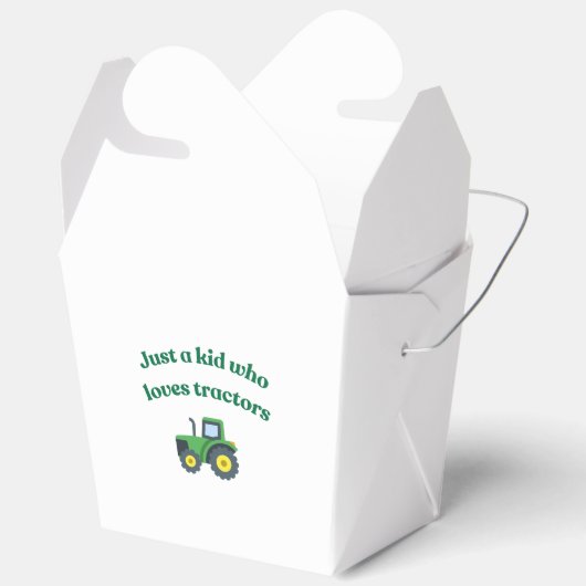 Nur ein Kind, das Traktoren Liebe - Gastgeschenk B Geschenkschachtel (Offen)