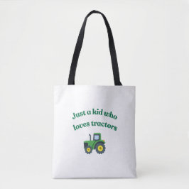Nur ein Kind, das Traktoren Liebe - Kinder T - Shi Tasche