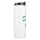 Nur ein Kind, das Traktoren Lieben - Tumbler Thermosbecher (Nach links gedreht)