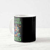 Nur ein Kind, das Zombies Halloween Zombie Enth Li Kaffeetasse (Vorderseite Links)