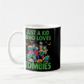 Nur ein Kind, das Zombies Halloween Zombie Enth Li Kaffeetasse (Links)