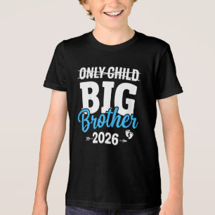 Nur ein Kind Durchgestrichen Großer Bruder 2026  Tri-Blend Shirt