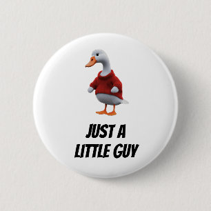 Nur ein kleiner Gänseblütler Typ Funny Millennial Button