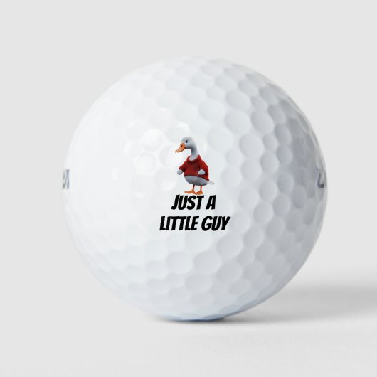 Nur ein kleiner Gänseblütler Typ Funny Millennial Golfball (Vorderseite)