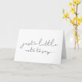 Nur ein kleiner Hinweis auf die moderne Ankündigun Karte (Gelbe Blume)