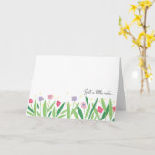 Nur ein kleiner Hinweis: Floral Mütter Day Karte (Gelbe Blume)