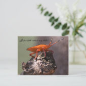 Nur ein kleiner Hinweis, hallo zu sagen! Postkarte (Stehend Vorderseite)