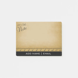 Nur ein kleiner Hinweis - Vintager Stil | Schule Post-it Klebezettel