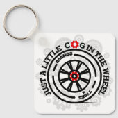 Nur ein kleiner Kog im Rad Schlüsselanhänger (Vorderseite)