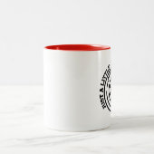 Nur ein kleiner Kog im Rad Zweifarbige Tasse (Mittel)