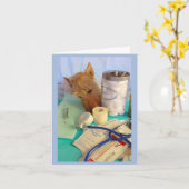 Nur ein kleiner Pinch Karte (Gelbe Blume)