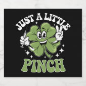 Nur ein kleiner Pinch Nurse St Patrick's Day Bierflaschenetikett (Einzelnes Label)