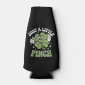 Nur ein kleiner Pinch Nurse St Patrick's Day Flaschenkühler (Vorderseite)