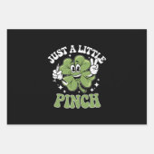 Nur ein kleiner Pinch Nurse St Patrick's Day Geschenkpapier Set (Vorderseite)